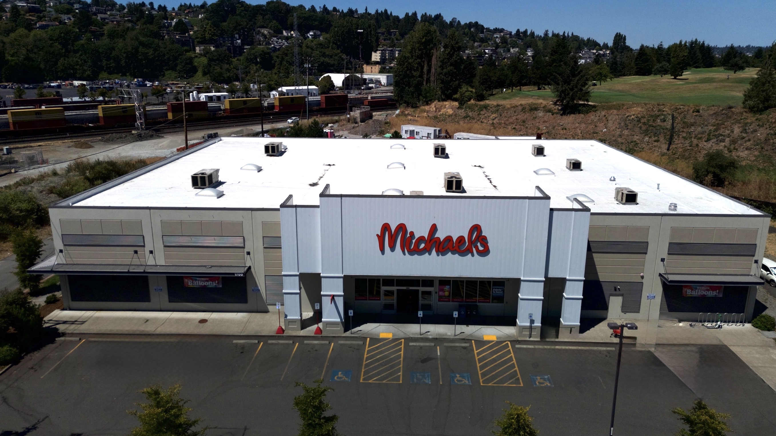 Michaels retail building concrete construction